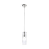 Suspension Caporosso nickel et blanche mat (64164)