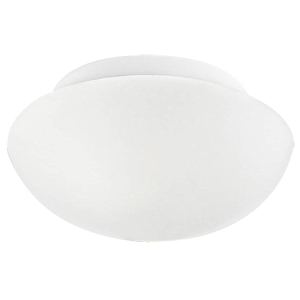 Applique murale Ella blanche, verre, Ø 20 cm