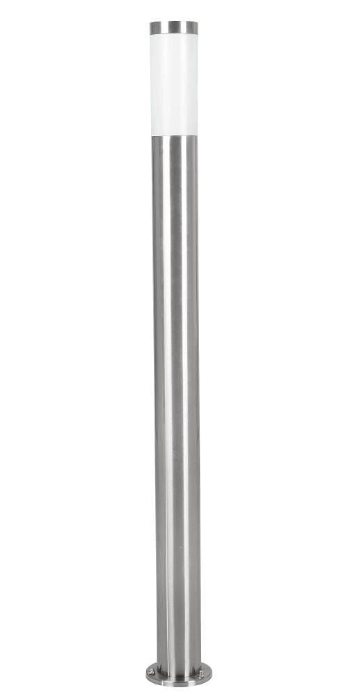 Vue de profil du luminaire sur fond blanc, montrant la platine circulaire de fixation
