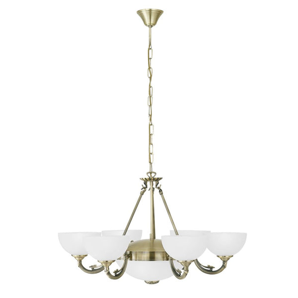Suspension Savoy blanche, verre (82749)