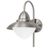 Plafonnier Sidney inox et blanc