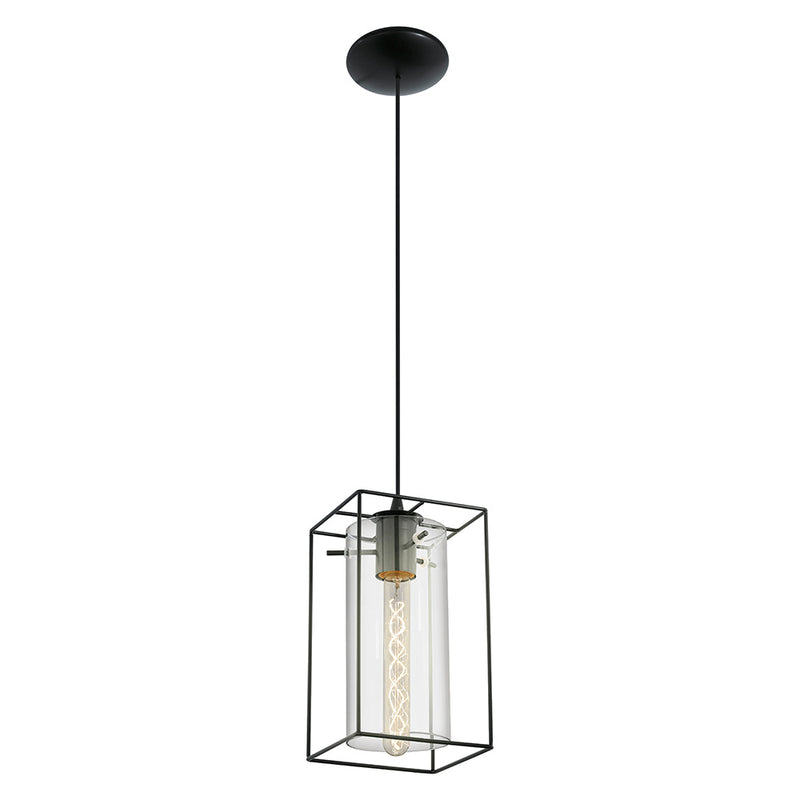 Suspension Loncino noire, verre (49495)