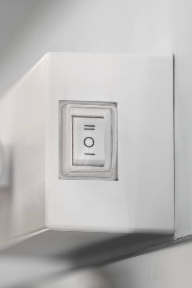 Plafonnier Verdello blanc et chromé