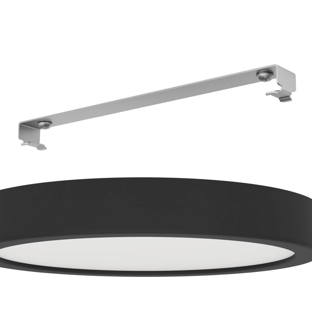 Plafonnier Fueva 5 noir et blanc, Ø 21 cm