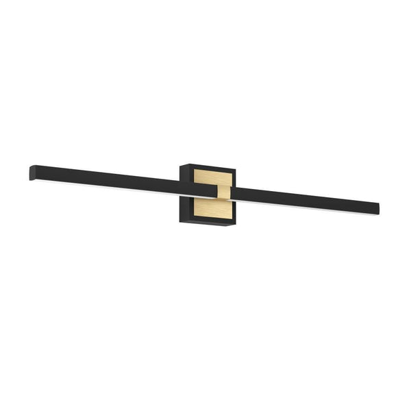 Plafonnier Peguera noir et laiton (900929)