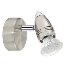 Spot Magnum nickel satiné, Ø 7 cm