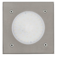 Luminaire extérieur Lamedo inox et blanc (93481)