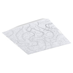Applique murale Ardales blanche et transparente, verre