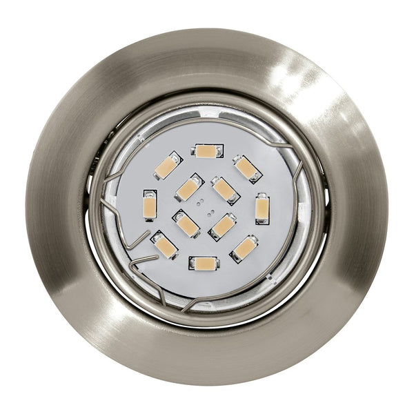 Spot encastrable Peneto nickel satiné