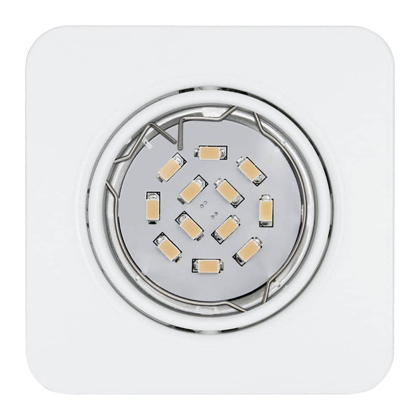 Spot encastrable Peneto blanc, L 8,7 cm