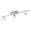Spot Perito aluminium et transparent
