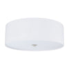Plafonnier Pasteri 3 lumières blanc, verre