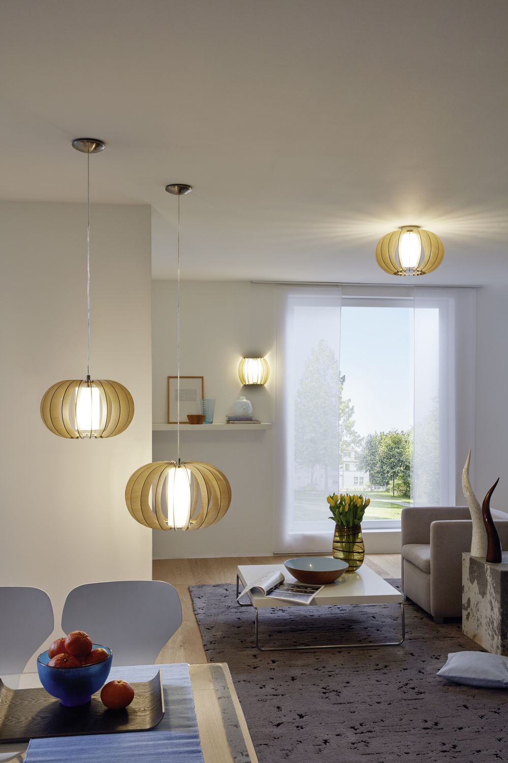 Suspension luminaire | Stellato Bois