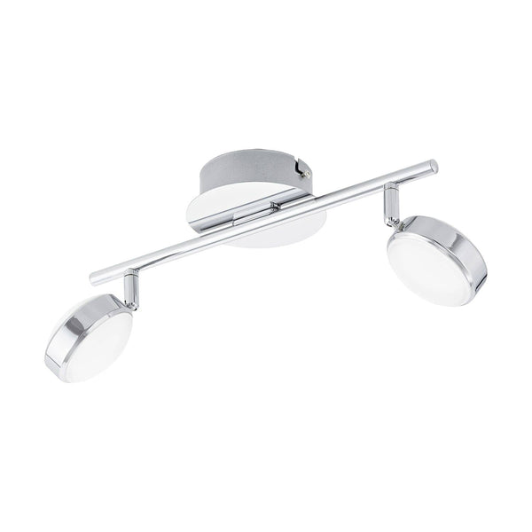 Spot Salto chromé, L 36 cm