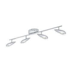 Plafonnier Pedregal chromé, L 75 cm
