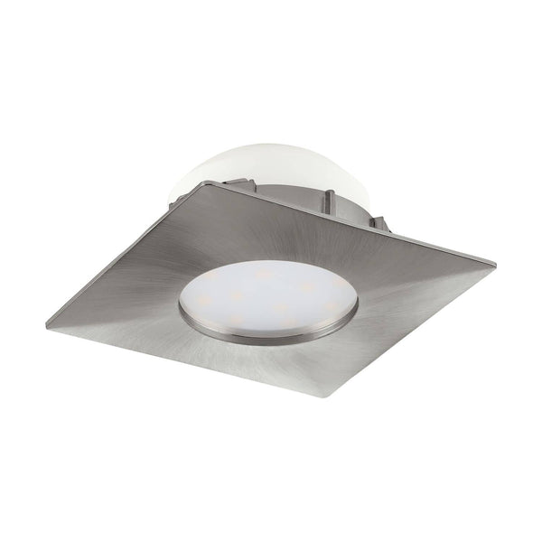 Spot encastrable Pineda nickel, L 7,8 cm