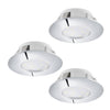 Spot encastrable Pineda chromé, Ø 7,8 cm (95822)