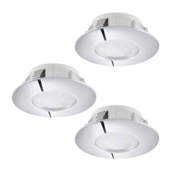 Spot encastrable Pineda chromé, Ø 7,8 cm (95822)