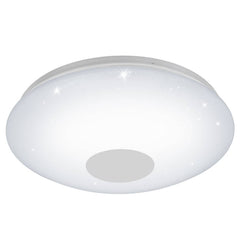 Plafonnier Voltago 2 blanc, cristal, Ø 60 cm