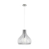 Suspension Tindori bois et blanche