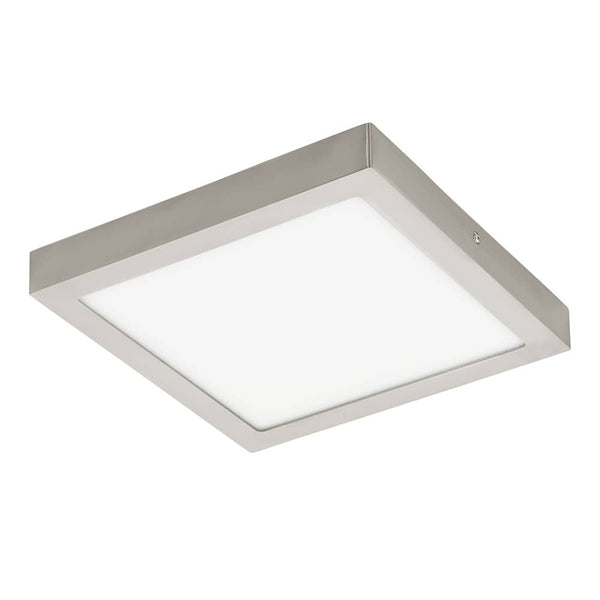 Plafonnier Fueva-C nickel et blanc (96681)
