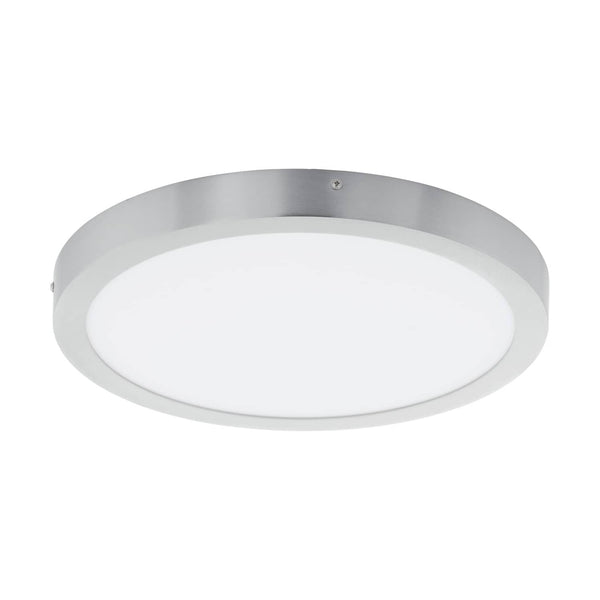 Plafonnier Fueva 1 argenté, Ø 40 cm (97263)