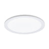 Plafonnier Sarsina blanc, Ø 30 cm