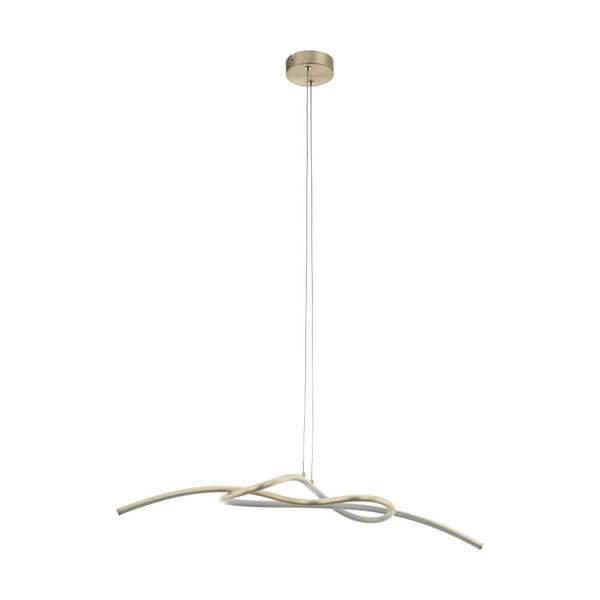 Suspension Novafeltria nickel satiné
