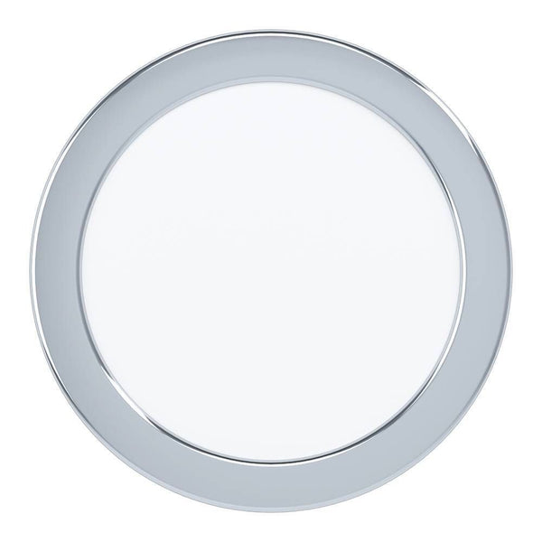 Spot encastrable Fueva 5 chromé et blanc, Ø 16,6 cm (99209)