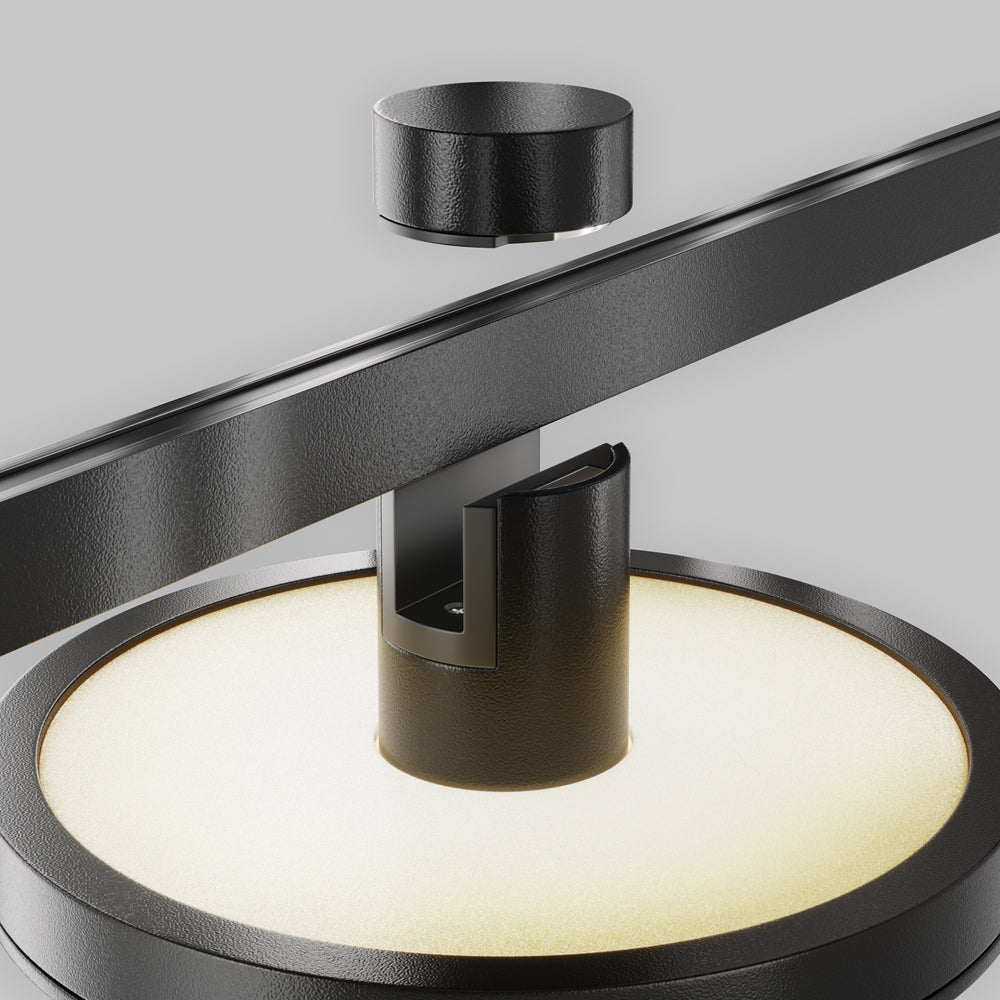 Vue éclatée montrant le diffuseur lumineux et le module de fixation