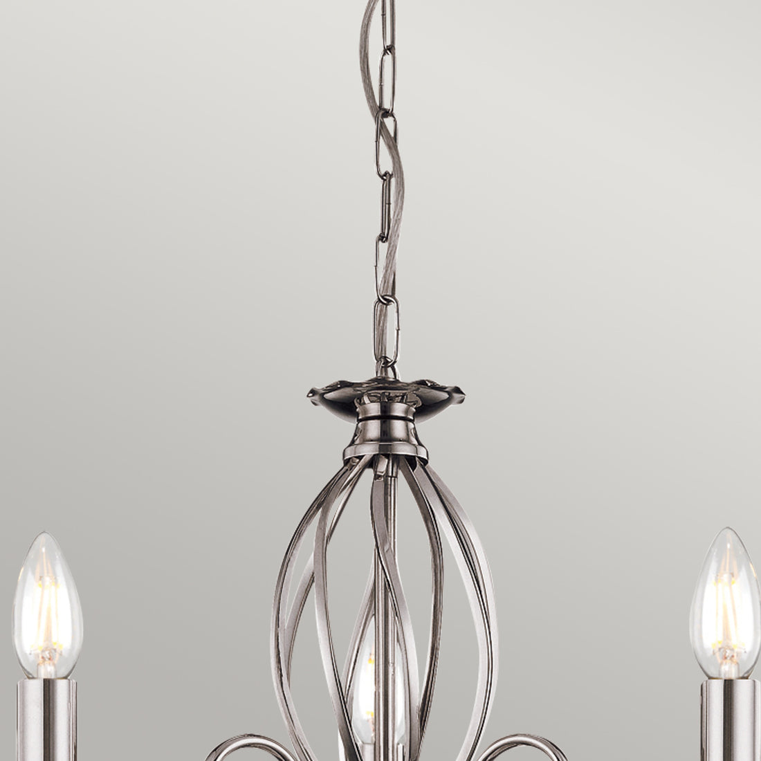 Lustre Aegean 3 lumières nickel poli