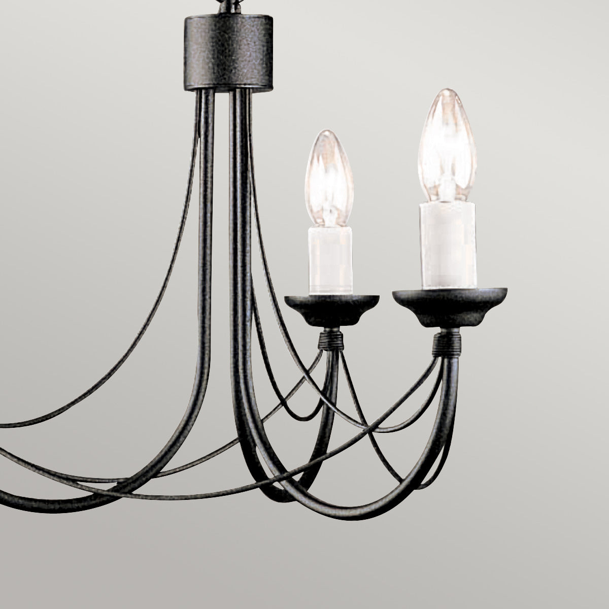 Lustre Carisbrooke 3 lumières noir