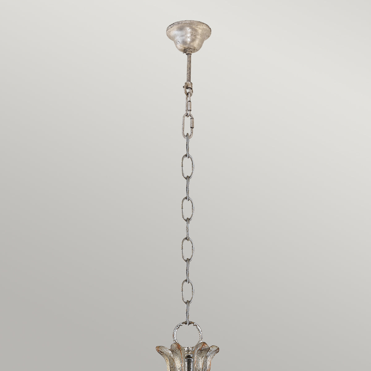 Lustre Remi 5 lumières argenté et doré