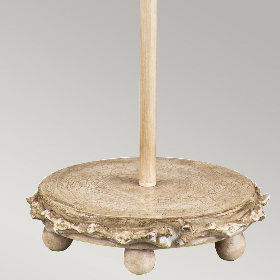 Lampadaire Trellis argenté