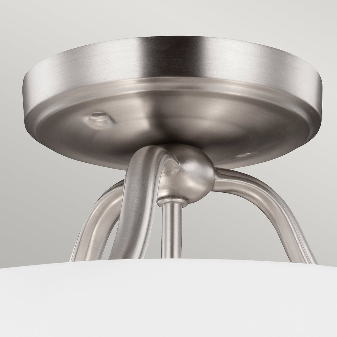 Plafonnier Vintner 3 lumières nickel, verre
