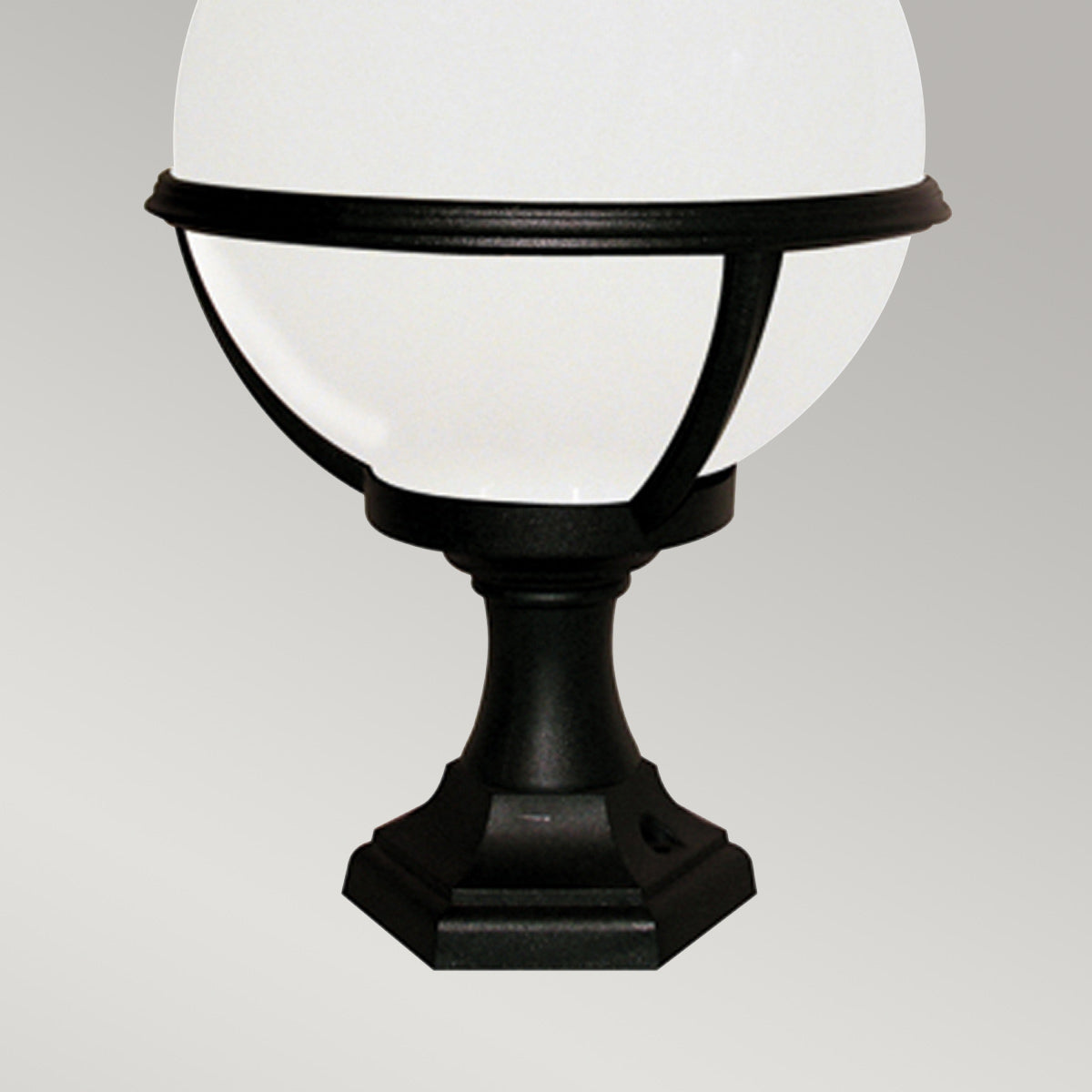Lampadaire extérieur Glenbeigh noir, H 39 cm