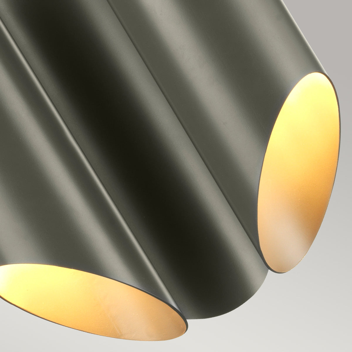Lustre Quinto 3 lumières gris foncé