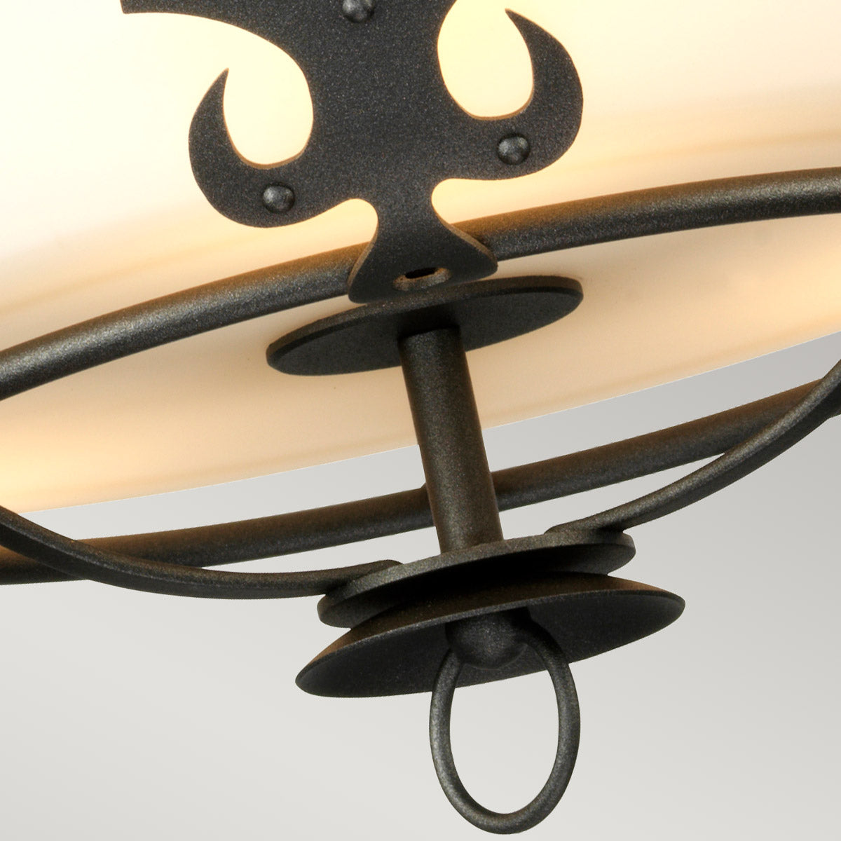 Plafonnier Windsor 3 lumières anthracite