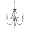 Lustre Aegean 3 lumières nickel poli