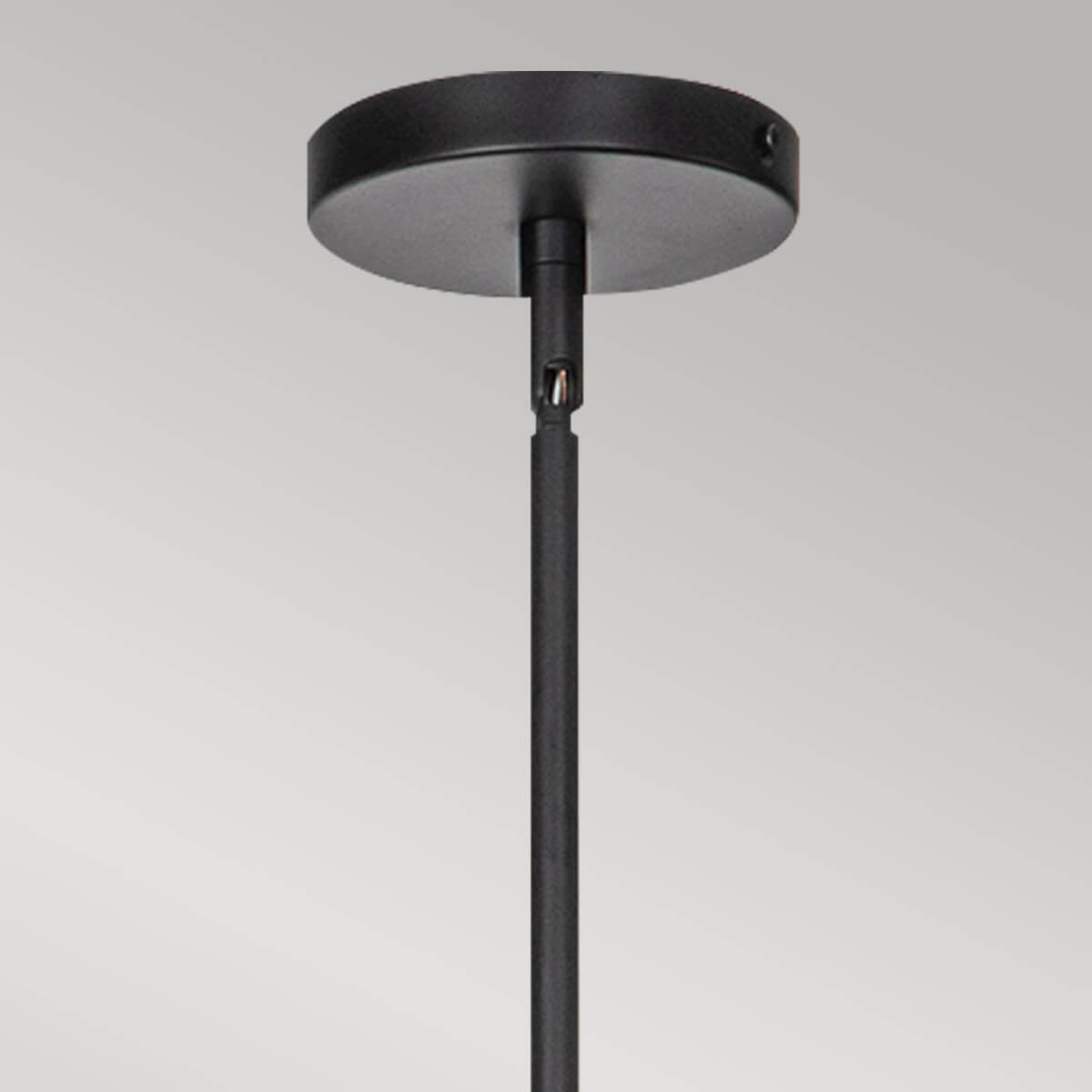 Suspension Daphne 6 lumières noire et bois, verre