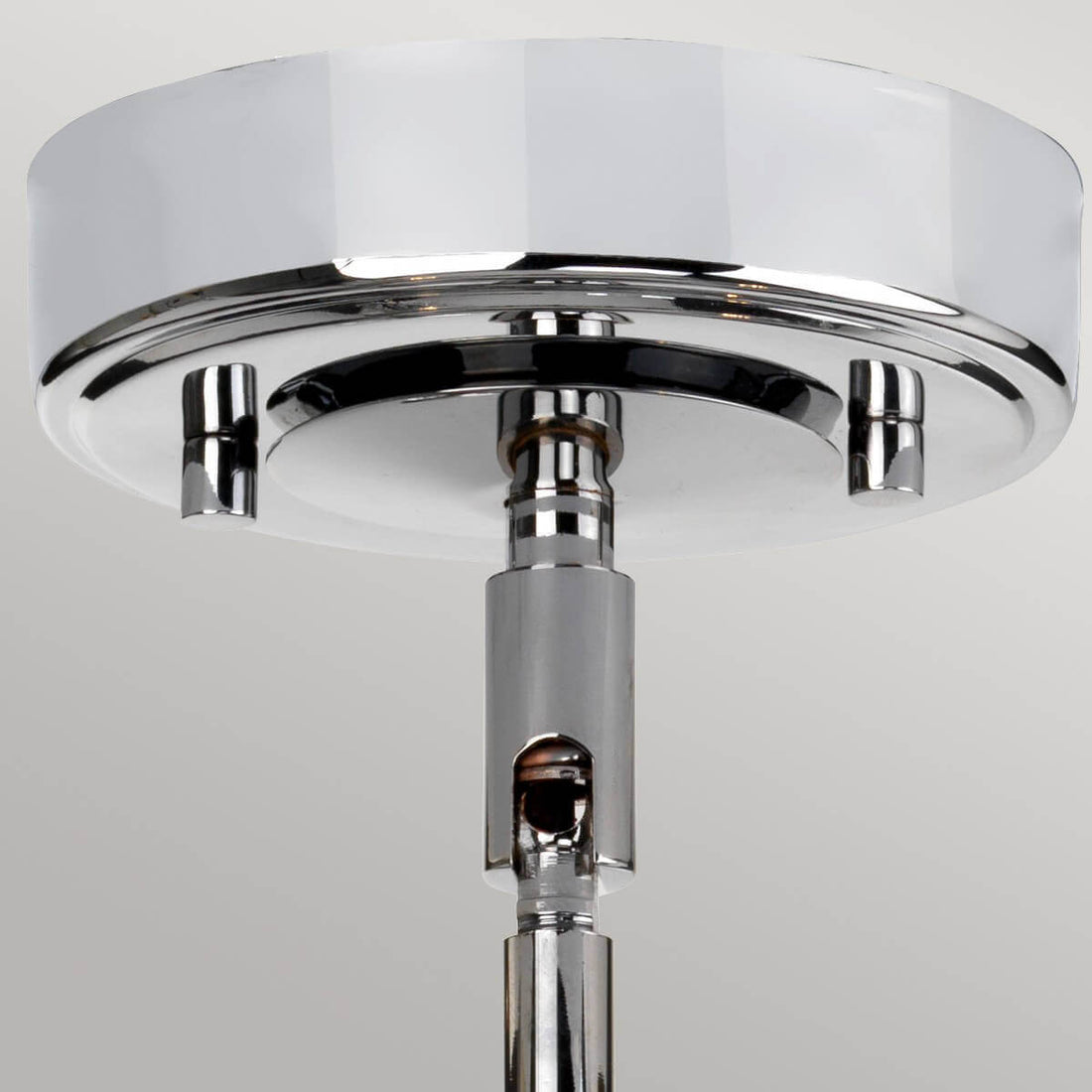 Suspension Agatha 3 lumières chromée, verre