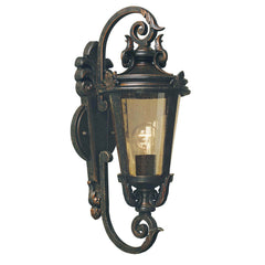Applique extérieure Baltimore bronze, verre, H 55 cm