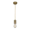 Suspension Douille laiton vieilli