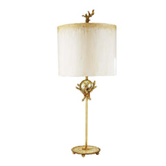 Lampe à poser Trellis argentée