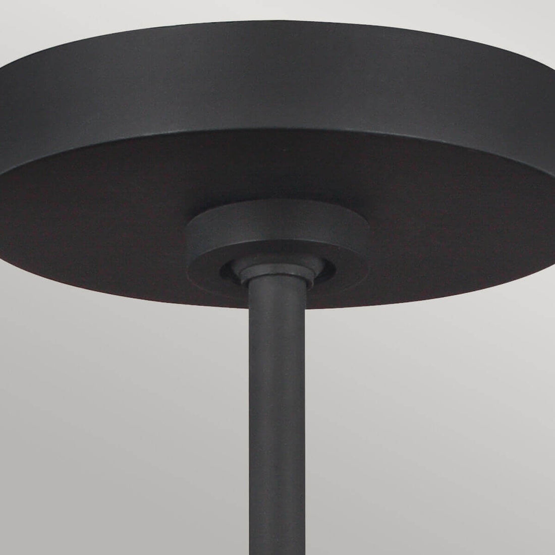 Suspension Asher 5 lumières noire, verre