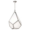 Lustre Diamond 4 lumières nickel poli