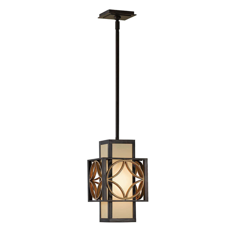 Suspension Remy bronze et dorée