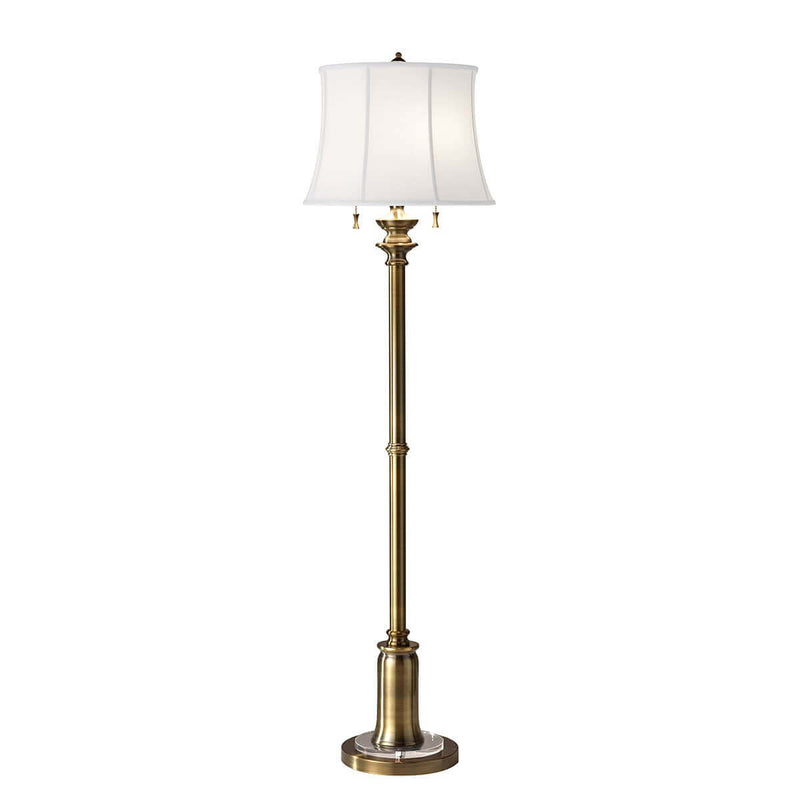 Lampadaire Stateroom 2 lumières laiton
