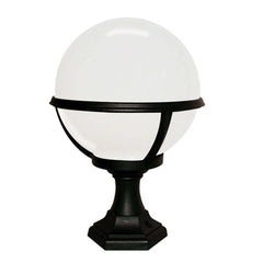 Lampadaire extérieur Glenbeigh noir, H 39 cm
