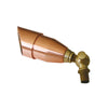 Lampadaire extérieur cuivré et laiton, H 13 cm